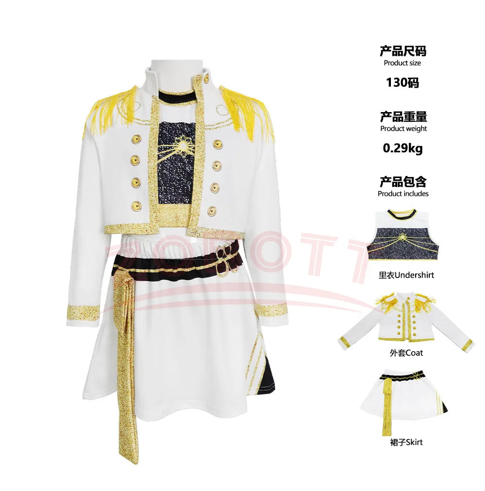 Anime Movie Kids Kpop Demon Hunter Cosplay Rumi Zoey Mira Cosplay Suit Clothes KPop Rumi Zoey Cosplay Costume 3D Print Costume