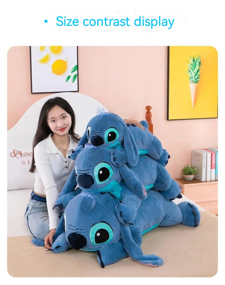 45-80cm Lilo & Stitch Disney Plush Doll Big Stuffed Animals Toys Pillow for Sleep Children Birthday Gift Valentine's Day Present