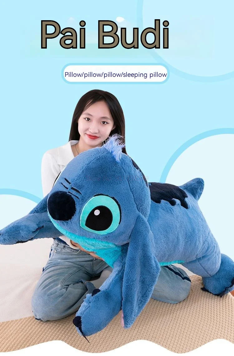 45-80cm Lilo & Stitch Disney Plush Doll Big Stuffed Animals Toys Pillow for Sleep Children Birthday Gift Valentine's Day Present