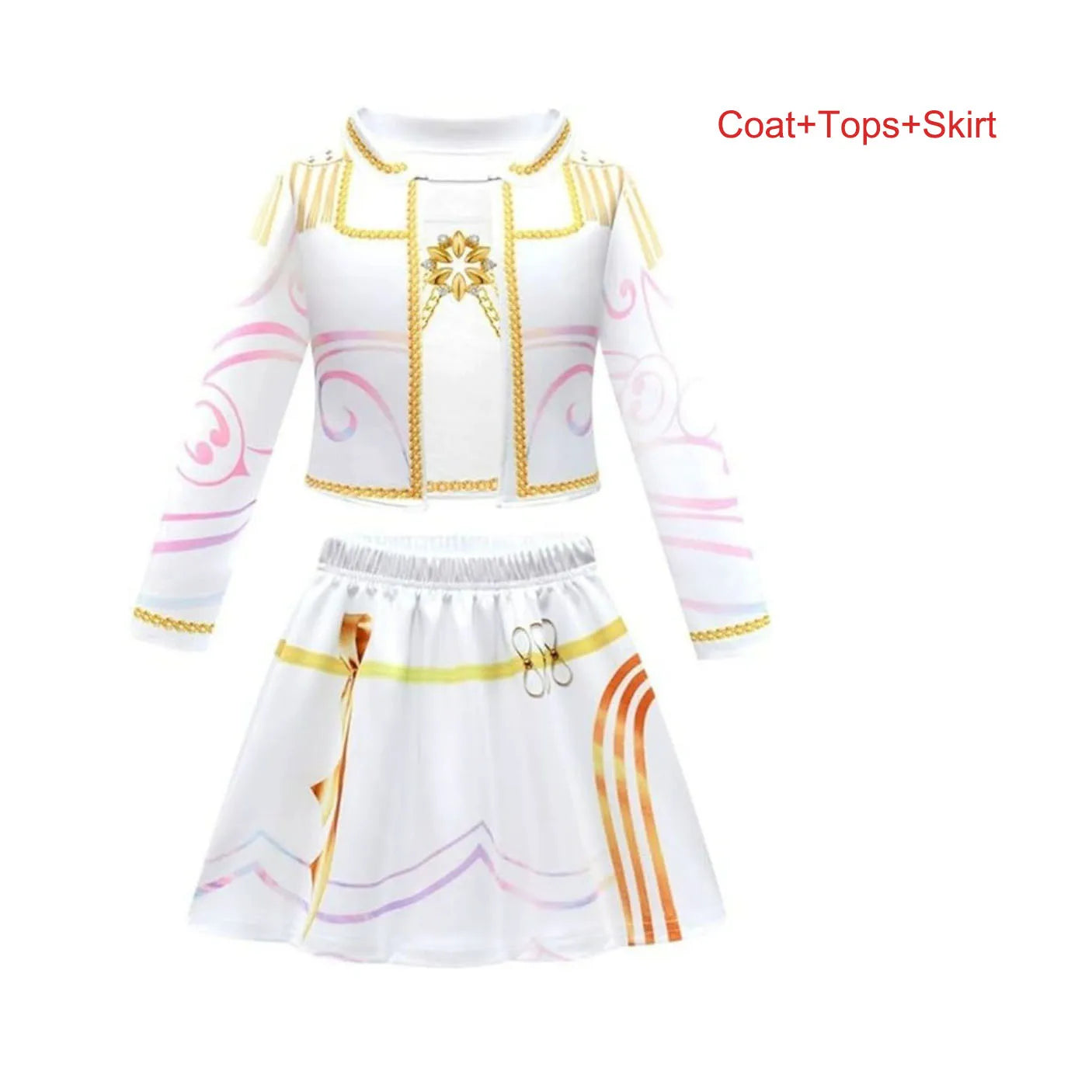 Anime Movie Kids Kpop Demon Hunter Cosplay Rumi Zoey Mira Cosplay Suit Clothes KPop Rumi Zoey Cosplay Costume 3D Print Costume