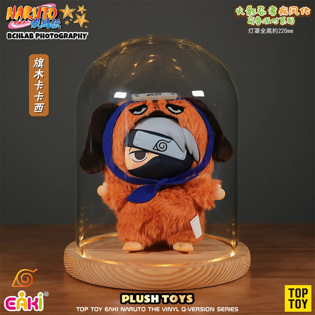 In Stock TOP TOY Naruto EAKI Cute Beast Party Sasuke Vinyl Cute Plush Blind Box Figure Pendant Gift