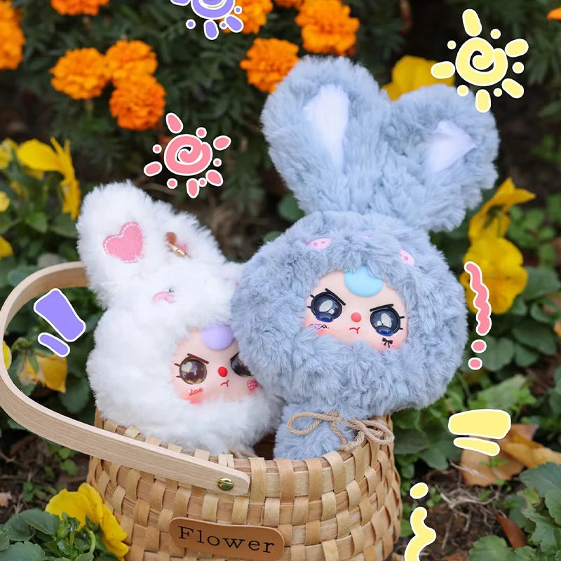 Baby Three Magic Mirror Series Blind Box Plush Toy Doll Makeup Mirror Ornament Anime Peripheral Mysterious Box Practical Gifts