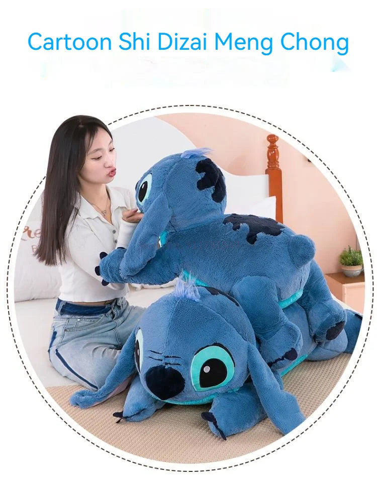 45-80cm Lilo & Stitch Disney Plush Doll Big Stuffed Animals Toys Pillow for Sleep Children Birthday Gift Valentine's Day Present
