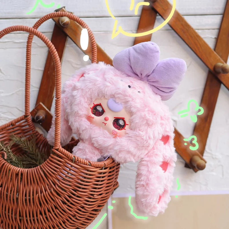 Baby Three Magic Mirror Series Blind Box Plush Toy Doll Makeup Mirror Ornament Anime Peripheral Mysterious Box Practical Gifts
