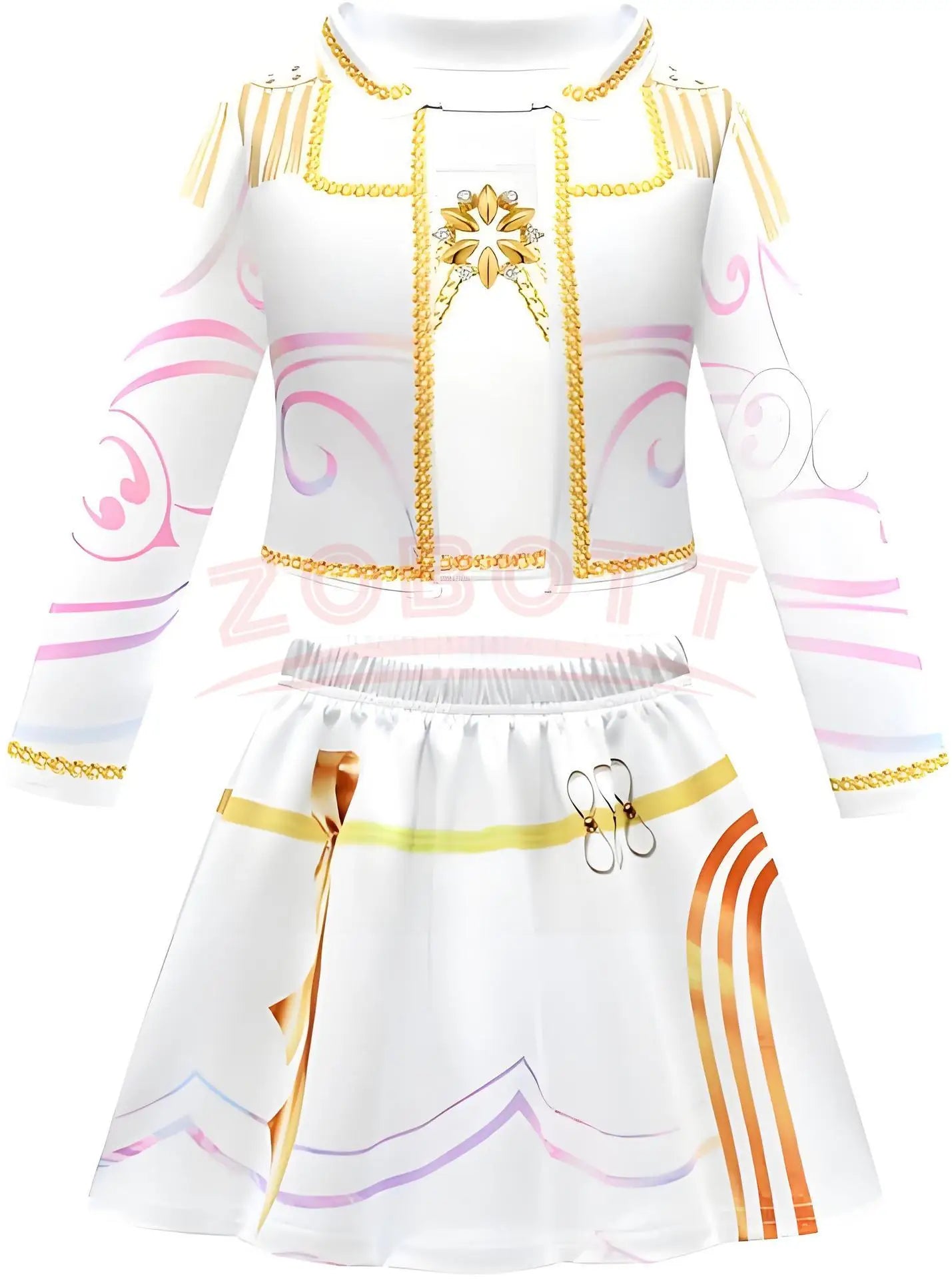 Anime Movie Kids Kpop Demon Hunter Cosplay Rumi Zoey Mira Cosplay Suit Clothes KPop Rumi Zoey Cosplay Costume 3D Print Costume