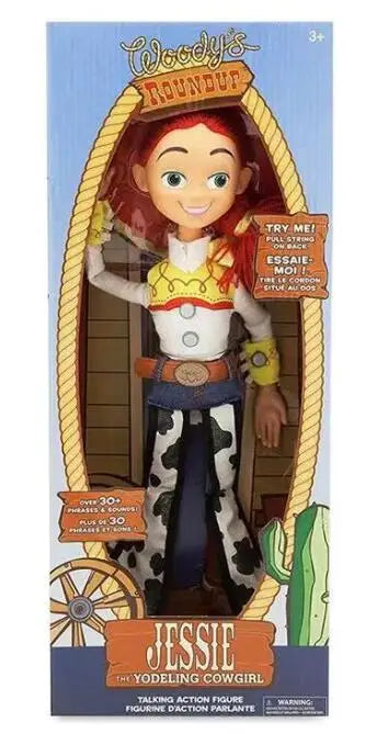 40cm Anime Toy Story 2 Woody Jessie Action Figure Toys Talking Woody Sing Soft Decoration Birthday Children Gifts Drop Shipping