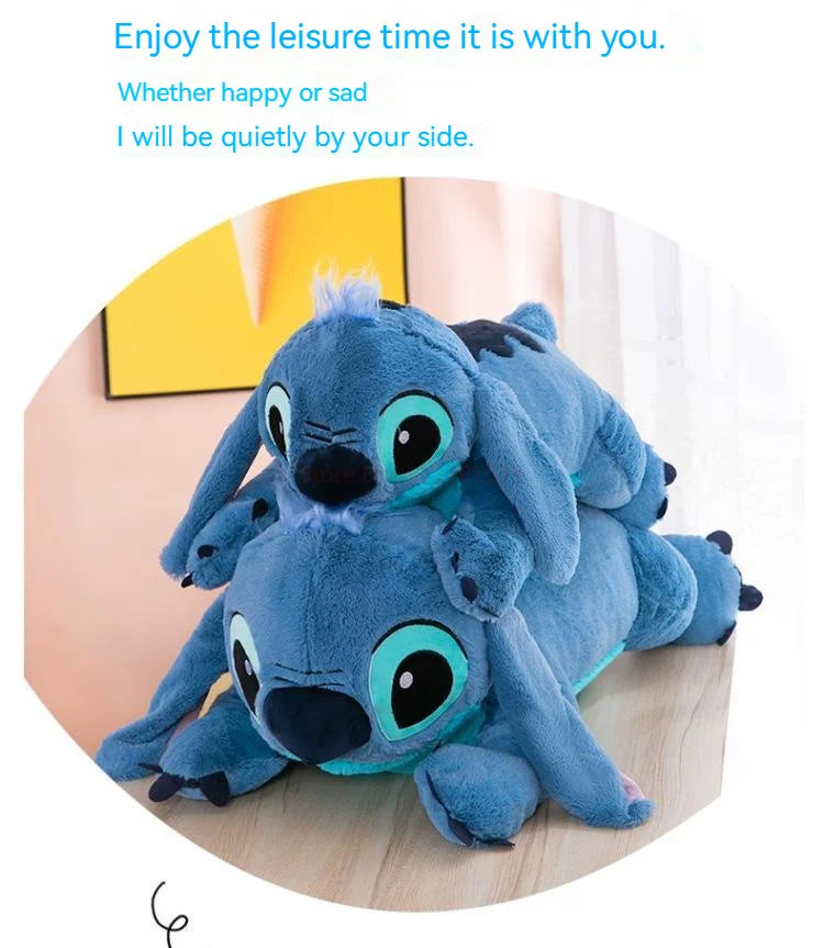 45-80cm Lilo & Stitch Disney Plush Doll Big Stuffed Animals Toys Pillow for Sleep Children Birthday Gift Valentine's Day Present