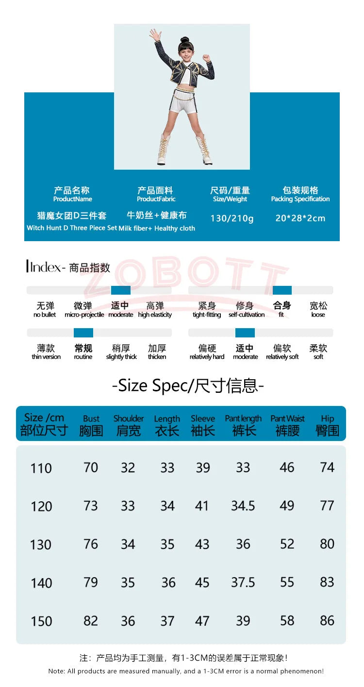 Anime Movie Kids Kpop Demon Hunter Cosplay Rumi Zoey Mira Cosplay Suit Clothes KPop Rumi Zoey Cosplay Costume 3D Print Costume