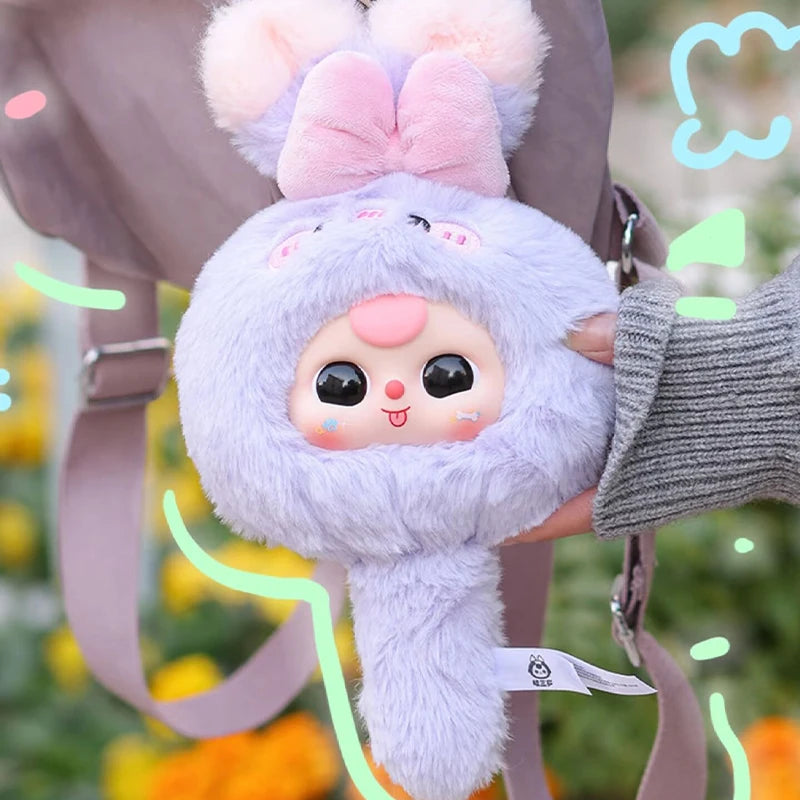 Baby Three Magic Mirror Series Blind Box Plush Toy Doll Makeup Mirror Ornament Anime Peripheral Mysterious Box Practical Gifts