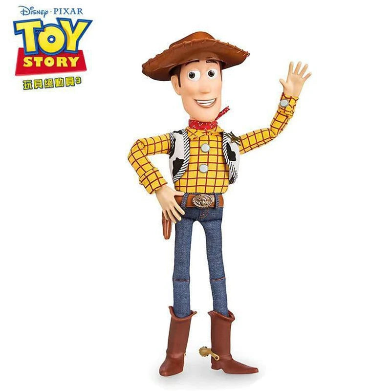 40cm Anime Toy Story 2 Woody Jessie Action Figure Toys Talking Woody Sing Soft Decoration Birthday Children Gifts Drop Shipping