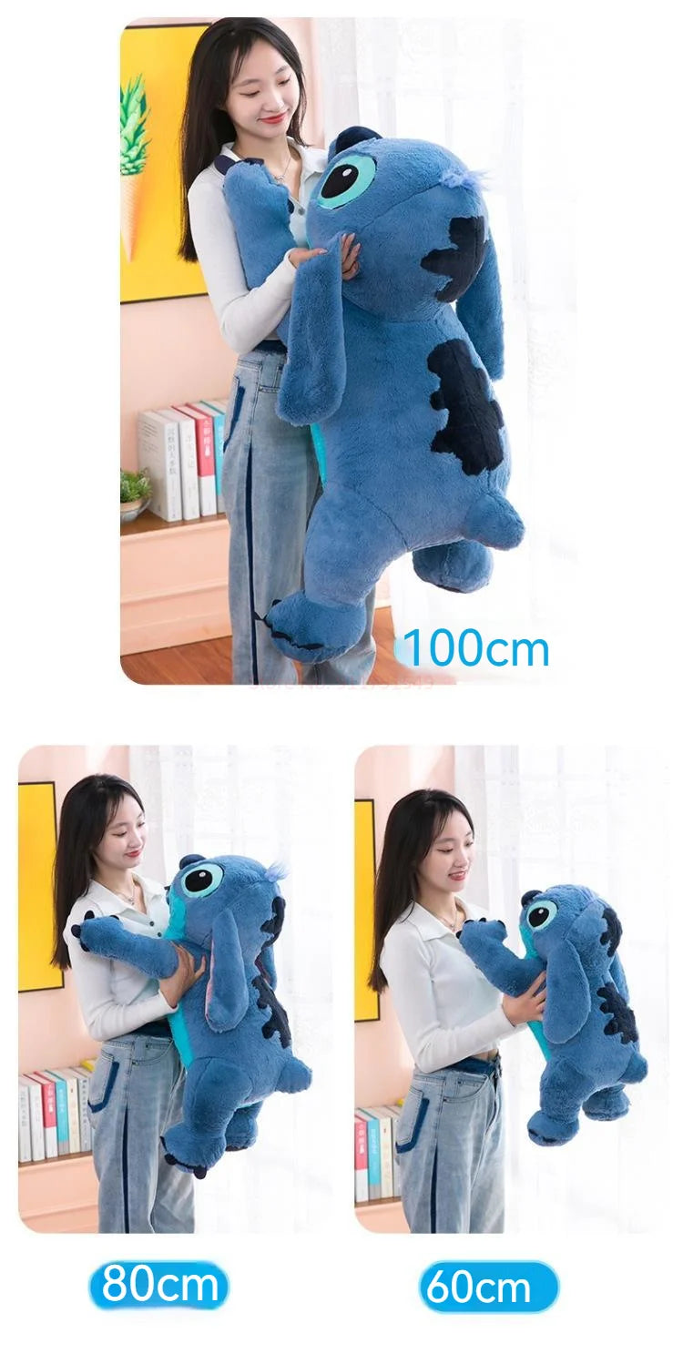 45-80cm Lilo & Stitch Disney Plush Doll Big Stuffed Animals Toys Pillow for Sleep Children Birthday Gift Valentine's Day Present